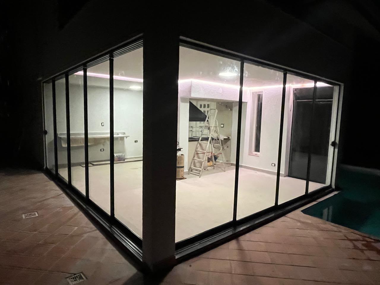 Fechamento em vidro em projeto apresentado pela Vitre